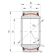 �P(gu��n)��(ji��)�S�� GE40-UK-2RS, ����(j��) DIN ISO 12 240-1 ��(bi��o)��(zh��n), ��S�o(h��)���ɂ�(c��)���ܷ�