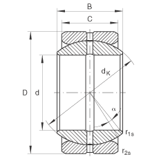 �P���S�� GE44-ZO, ���� DIN ISO 12 240-1 �˜ʣ�Ӣ�Ƴߴ磬��S�o