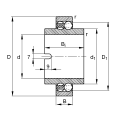 ���{�����S�� 11206-TVH, ���� DIN 630 �˜ʵ���Ҫ�ߴ磬��Ȧ���L