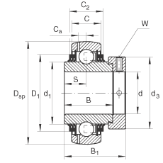 ���������S�� GE20-KTT-B, ������Ȧ��ƫ���iȦ��λ�� �ɂ� T ���ܷ�