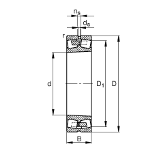 �{(di��o)�ĝL���S�� 23068-K-MB, ����(j��) DIN 635-2 ��(bi��o)��(zh��n)����Ҫ�ߴ�, �F�ף��F�� 1:12