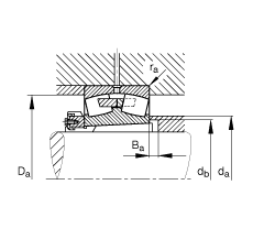 �{�ĝL���S�� 23052-K-MB + H3052X, ���� DIN 635-2 �˜ʵ���Ҫ�ߴ�, ���F�׺;o����